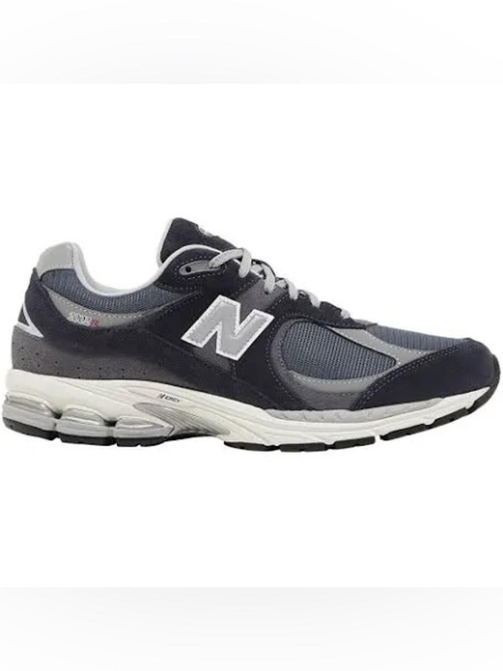 New Balance Men's Gray and Navy Athletic Sneakers